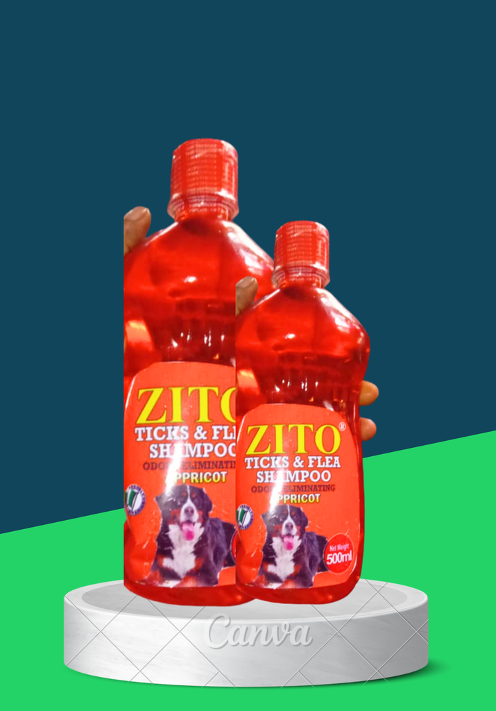 ZITO TICK & FLEA SHAMPOO 1LTR