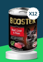 BOOSTER CAN BEEF (CHUNKS) 12PCS
