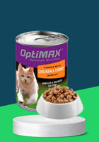OPTIMAX CAT CAN: CHICKEN & TURKEY 12PCS