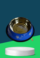 TEXT PRINT STAINLESS BOWL S(22CM)