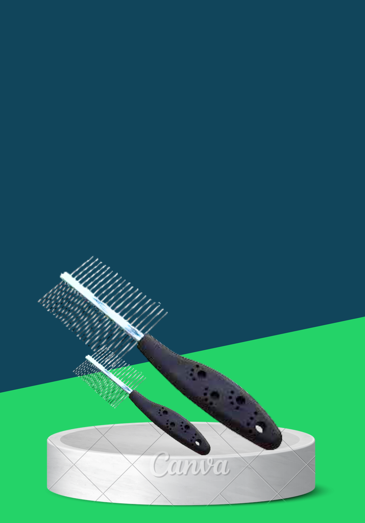 LUXURY PAW DOUBLE SIDED COMB
